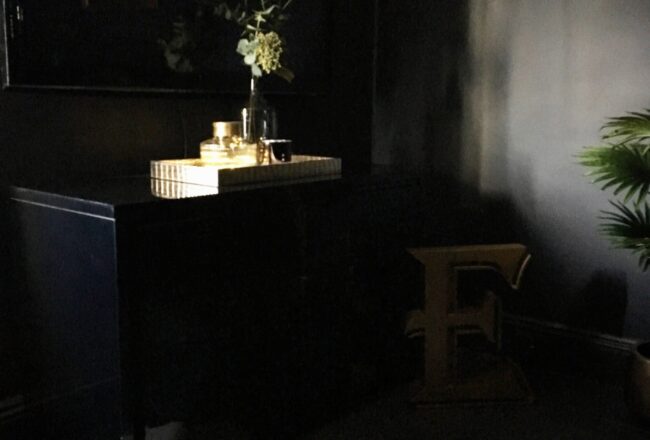 The TV corner in my bedroom