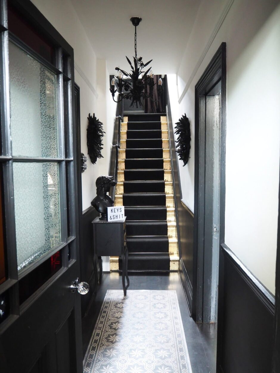 Monochrome Hallway Reveal